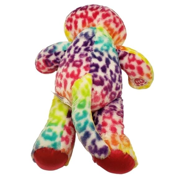 Build A Bear Rainbow Tie Dye Plush Animal - Picture 4 of 9